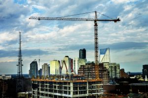 Highrise building under construction